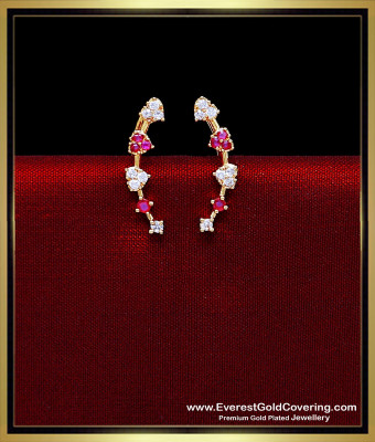 ERG2599 - Trendy Ad Stone Affordable Western Ear Cuffs for Girls