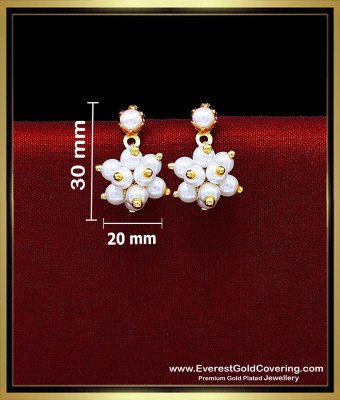 ERG2601 - New Model Muthu Thodu Gold Plated Pearl Earrings