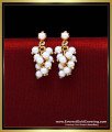 daily wear traditional pearl earrings gold designs