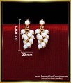 daily wear traditional pearl earrings gold designs