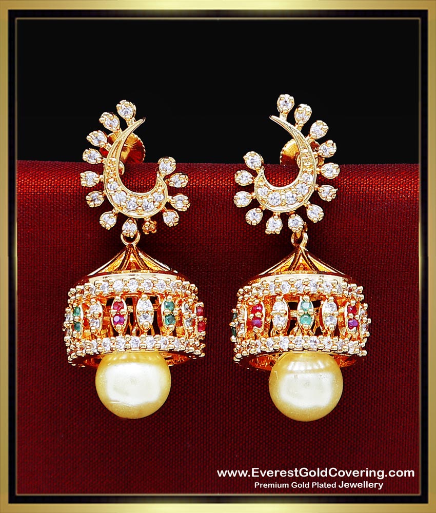 Traditional South Indian Jhumka Earrings