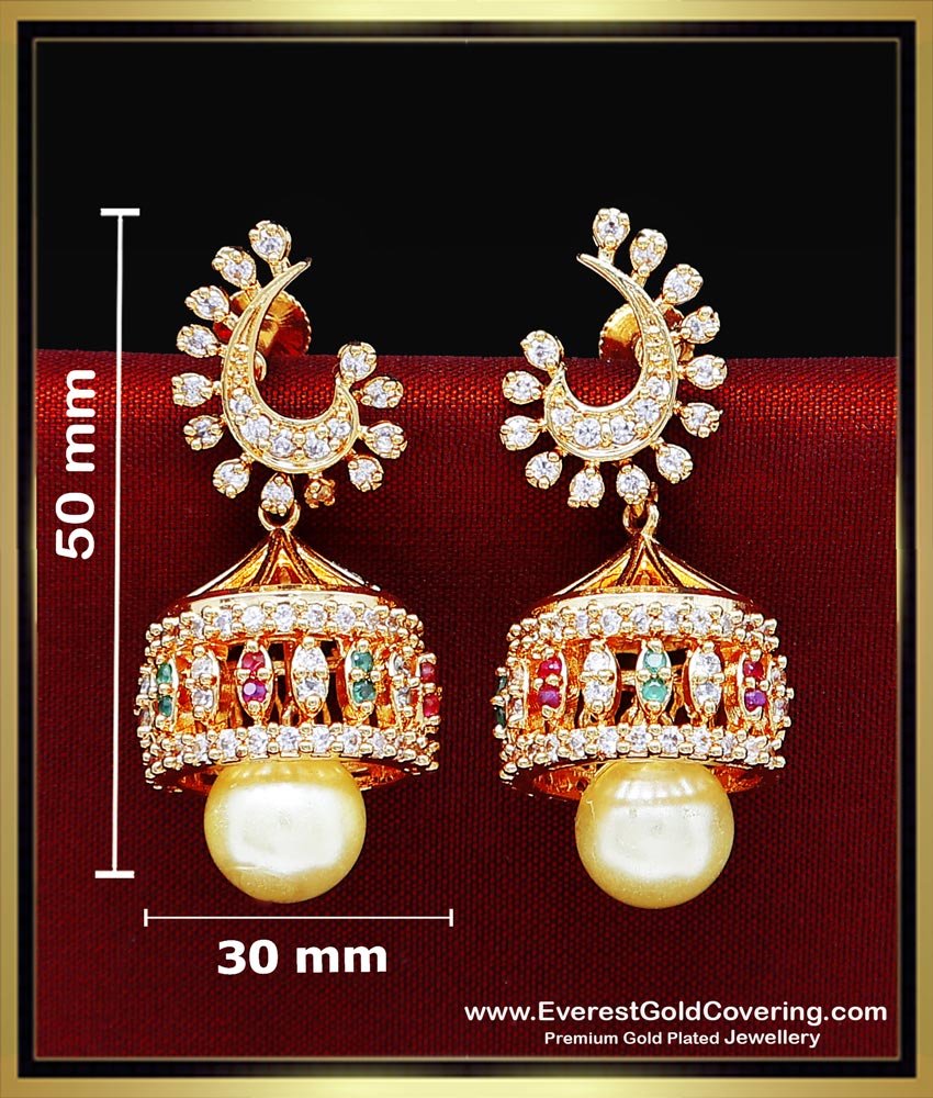 Traditional South Indian Jhumka Earrings