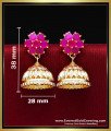 gold jhumka design traditional jhumka earrings for women