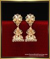 Gold Plated Jhumka Earrings for women