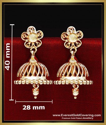 ERG2622 - Bridal Wear Traditional Jhumka Earrings for Wedding