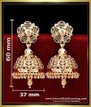 new traditional gold jhumka design