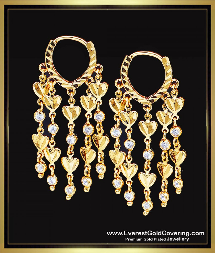 indian hoop earrings gold