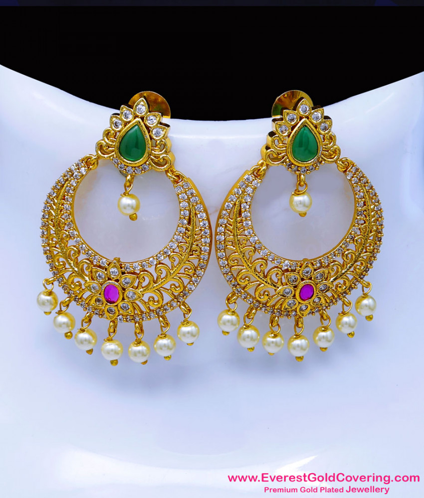 Chand Bali Stone Earrings