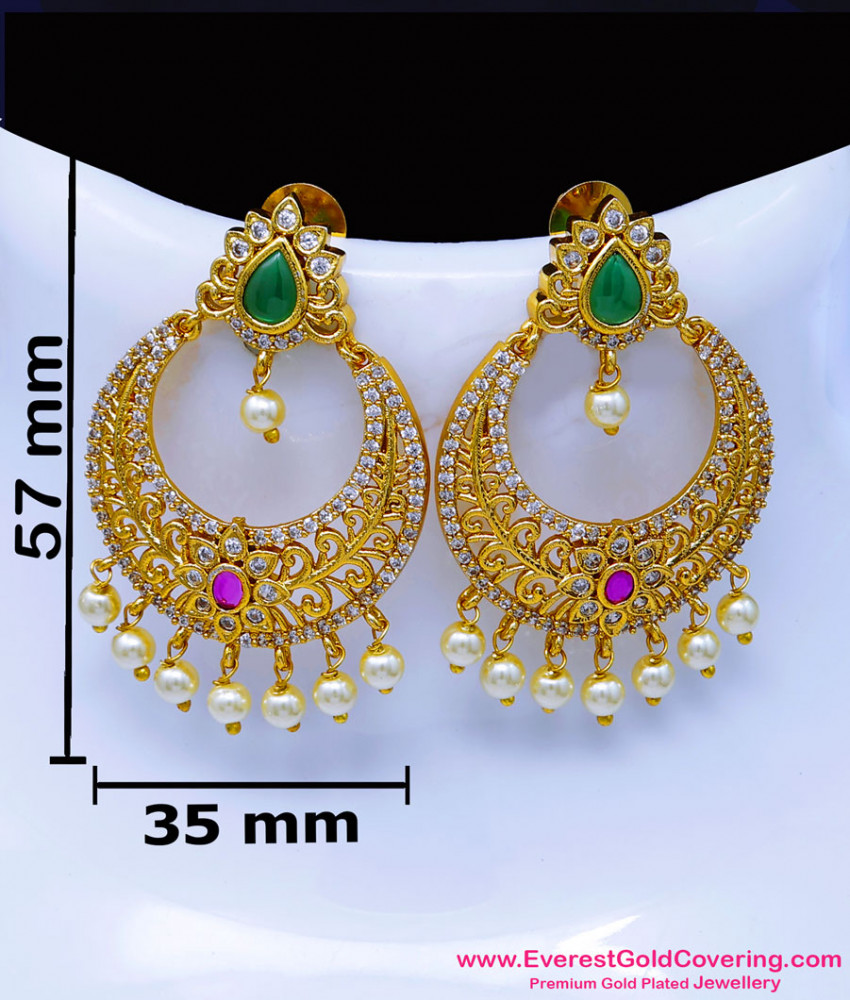 Chand Bali Stone Earrings