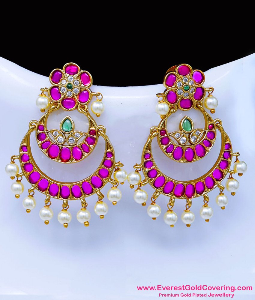 ruby kemp stone earrings