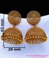 antique gold jhumka earrings
