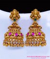 heavy big antique jhumkas