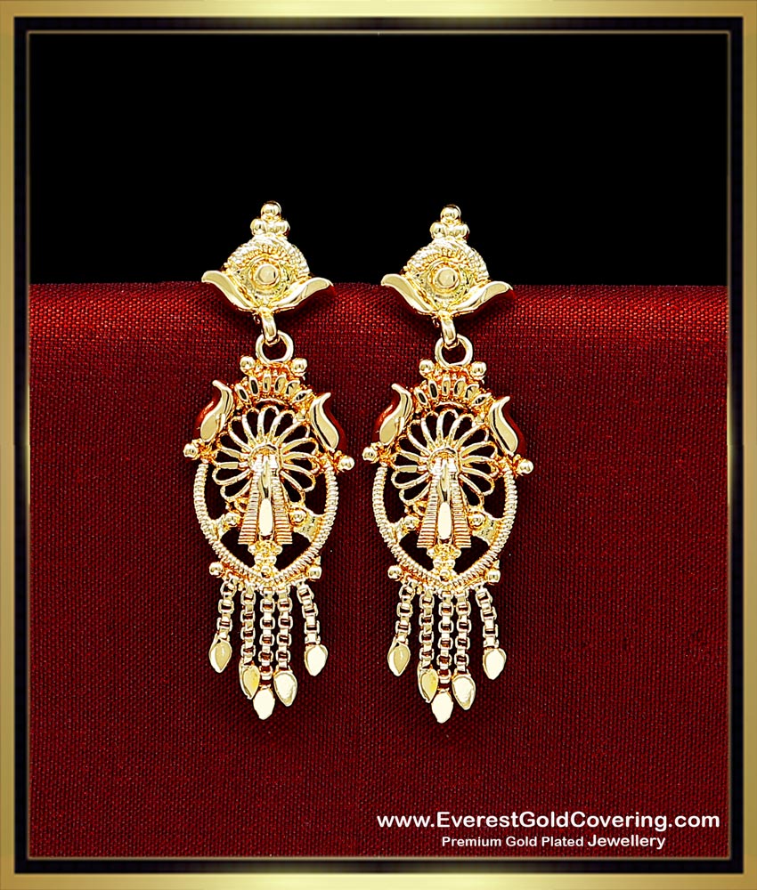 1 gram gold earrings new design