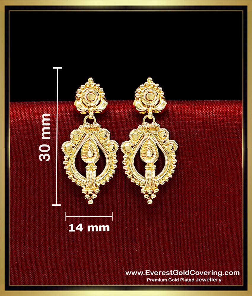 gold earrings designs for daily use