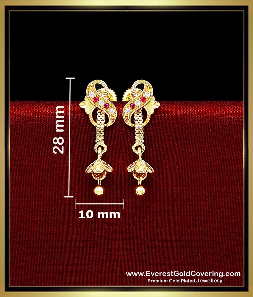 light weight gold earrings designs