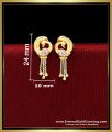 new model stylish daily wear gold earrings with price