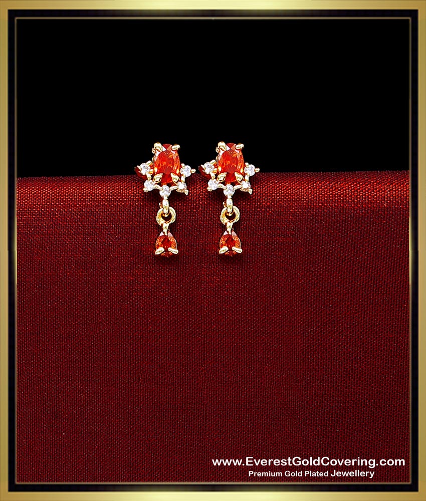 stone stud earrings artificial