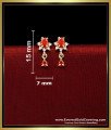 stone stud earrings artificial