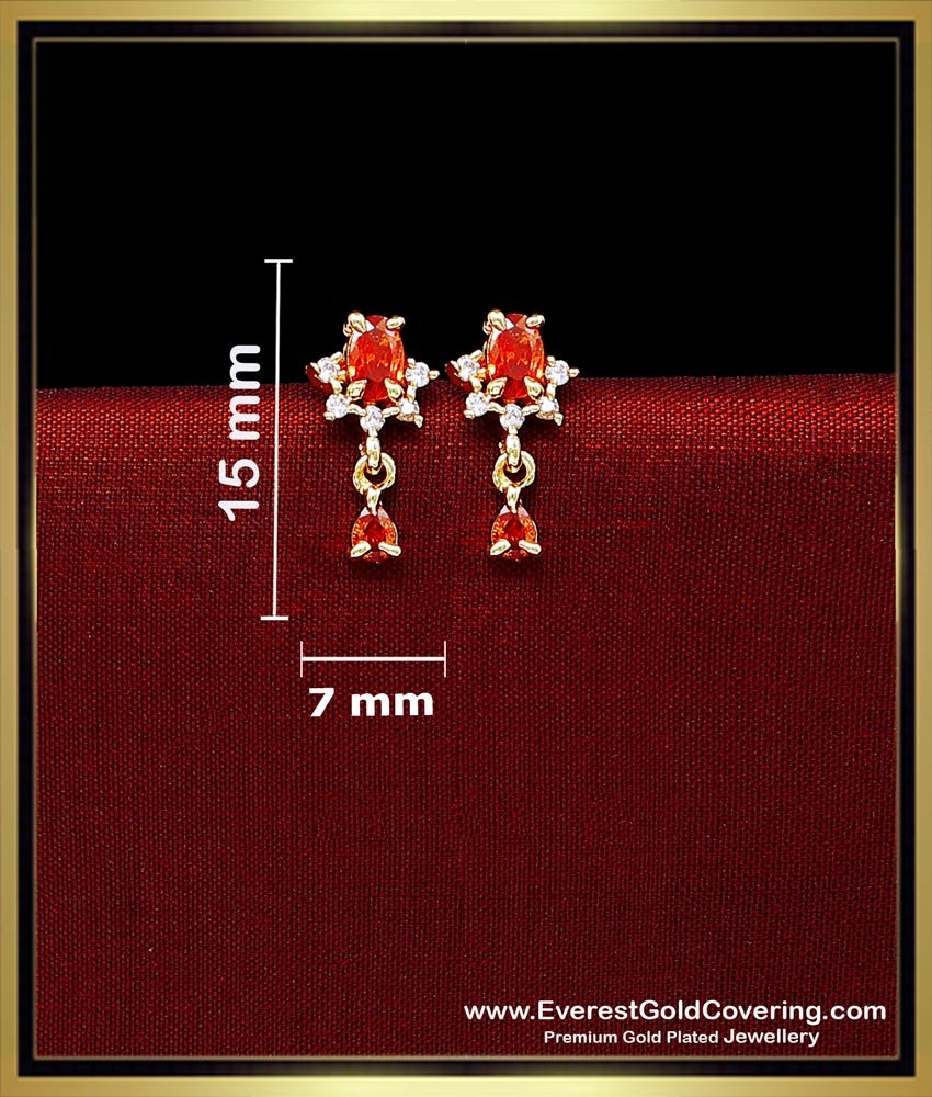 stone stud earrings artificial