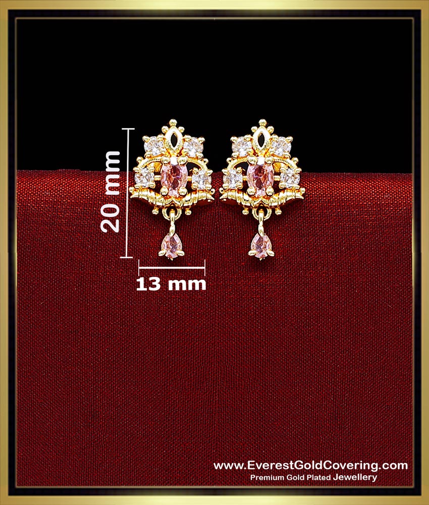 cute small gold earrings designs