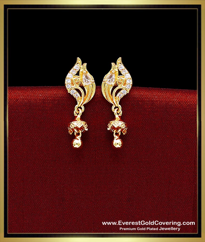 cute small gold earrings designs