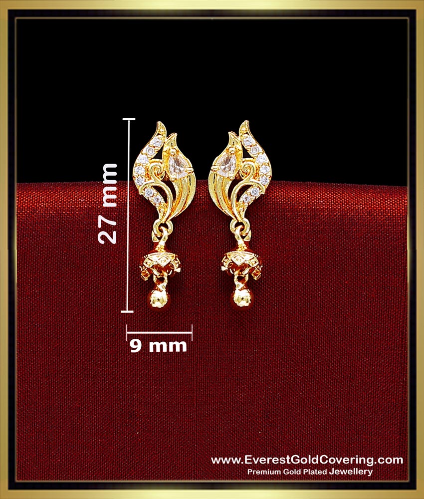 cute small gold earrings designs