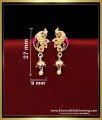 peacock earrings design