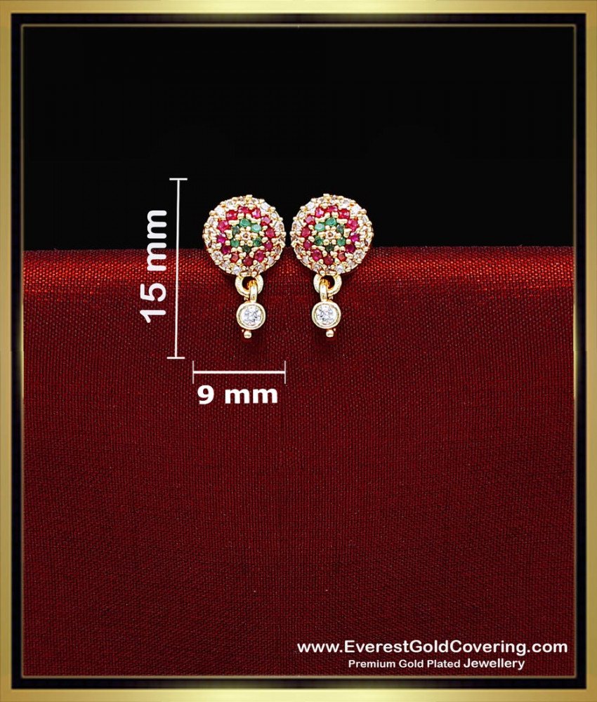 small round earrings for girls