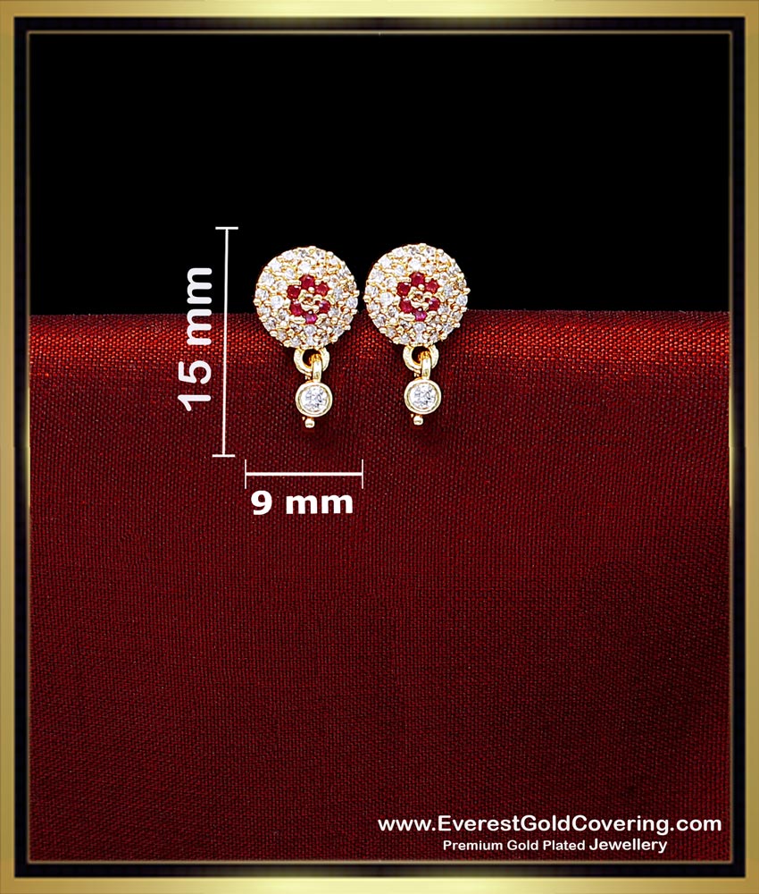 small round earrings for girls under 500