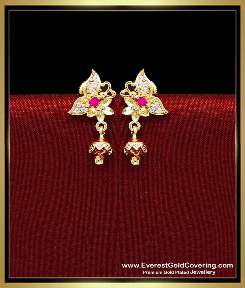butterfly earrings studs