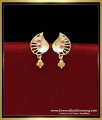 Lightweight Leaf Stud Earrings for Office Wear