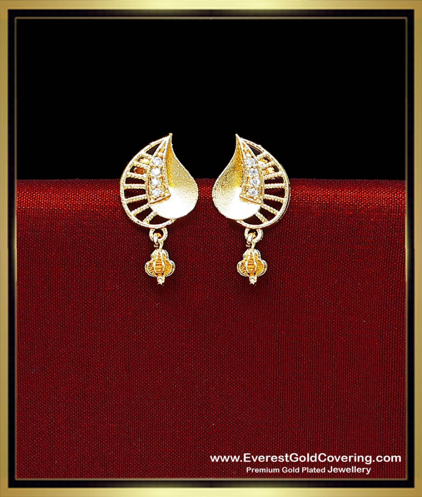 daily use ear tops for girls gold