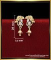 white stone earrings for women
