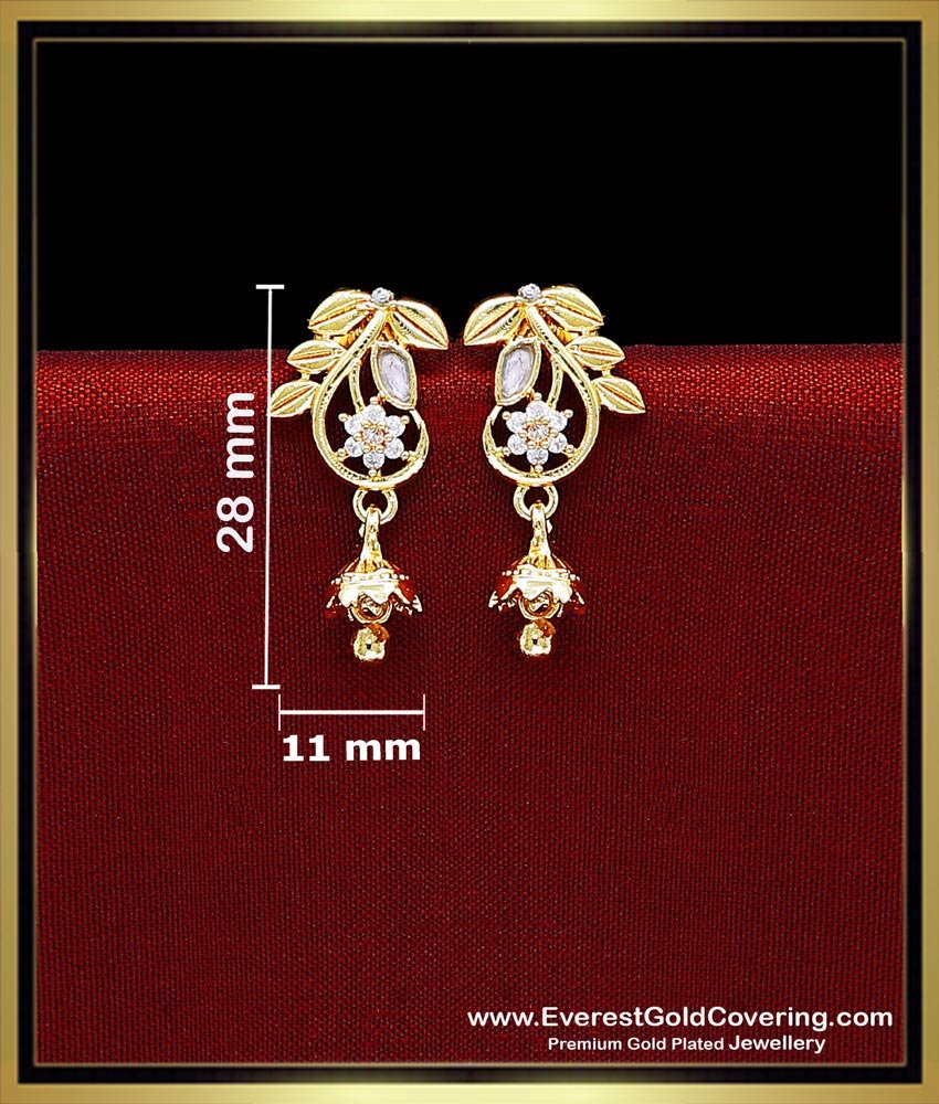 white stone earrings for women