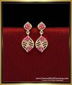 stylish ruby stone earrings for women
