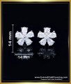 white gold stud earrings