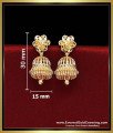 1 gram gold jhumka earrings online