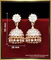 impon jewellery, gold earring patterns, jhumkas online, jhumkas gold, jhumkas for women, impon jhumki, impon big jhumkas, impon Jimiki, stone jhumka earrings, bridal gold jhumka design