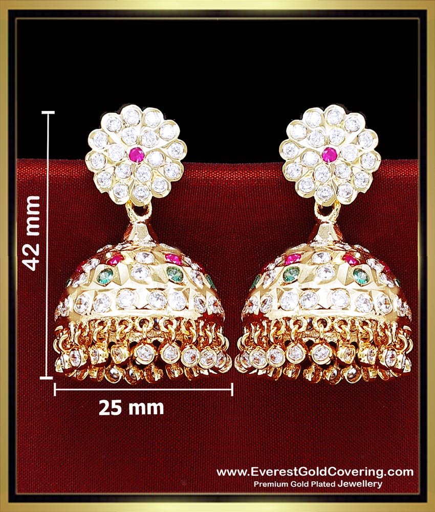 jhumki earrings impon jewellery online shopping