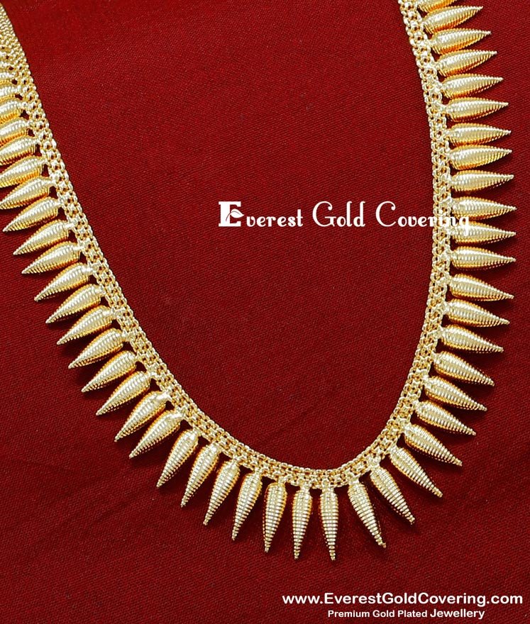 mullai haram designs, mullai mottu haram, mullamottu mala, mullai poo haram gold, kerala jewellery design, yellow gold haram designs, long haram designs gold latest, traditional jewellery set for wedding, mullu haram designs