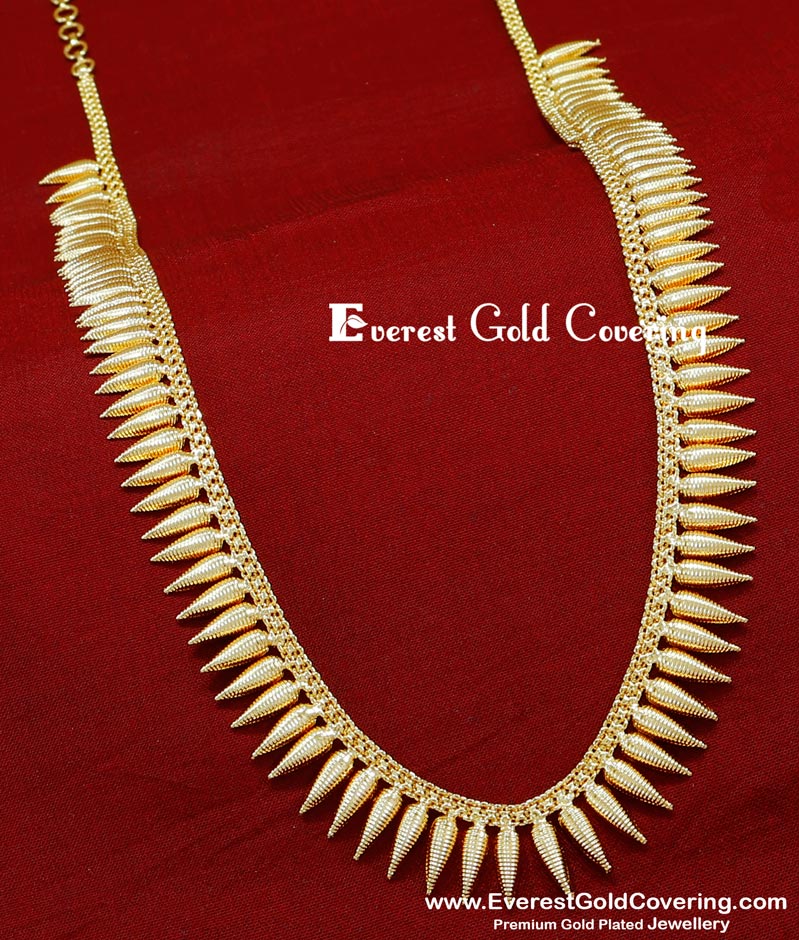 mullai haram designs, mullai mottu haram, mullamottu mala, mullai poo haram gold, kerala jewellery design, yellow gold haram designs, long haram designs gold latest, traditional jewellery set for wedding, mullu haram designs