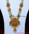 green beads gold jewellery designs