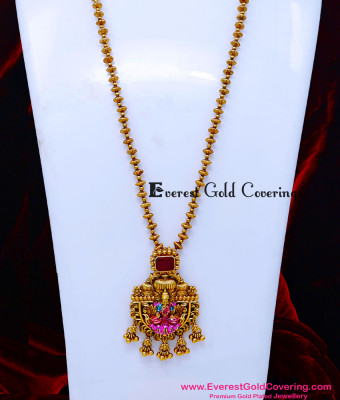 HRM1221 - New Model Temple Jewellery Enamel Mini Haram Design
