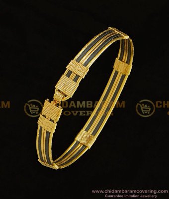KBL037 - 1.14 Size Gold Plated Anaval Bracelet Design Elephant Hair | Yanai Mudi Bangles for Babies