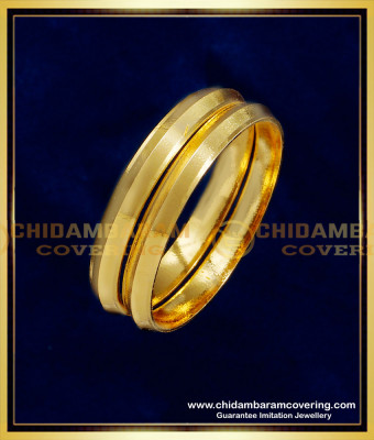 KBL053 - 2.0 Size One Gram Gold Baby Bangles Thick Baby Kada Bangles Design Online