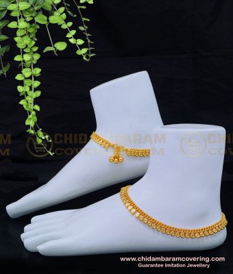 ANK098 - 10 Gold Plated Guaranteed Manga Kolusu |Mango Design Payal for Female 