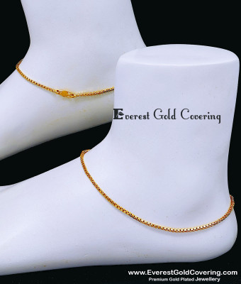 ANK159 - 11 Inch Original Kolusu Design College Wear Chain Anklet Online