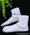 Gold Plated Crystal Beads Anklet for Women