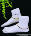 Elegant Black Crystal Anklet Design for Girls and Women