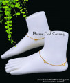 1 gram gold anklets for women